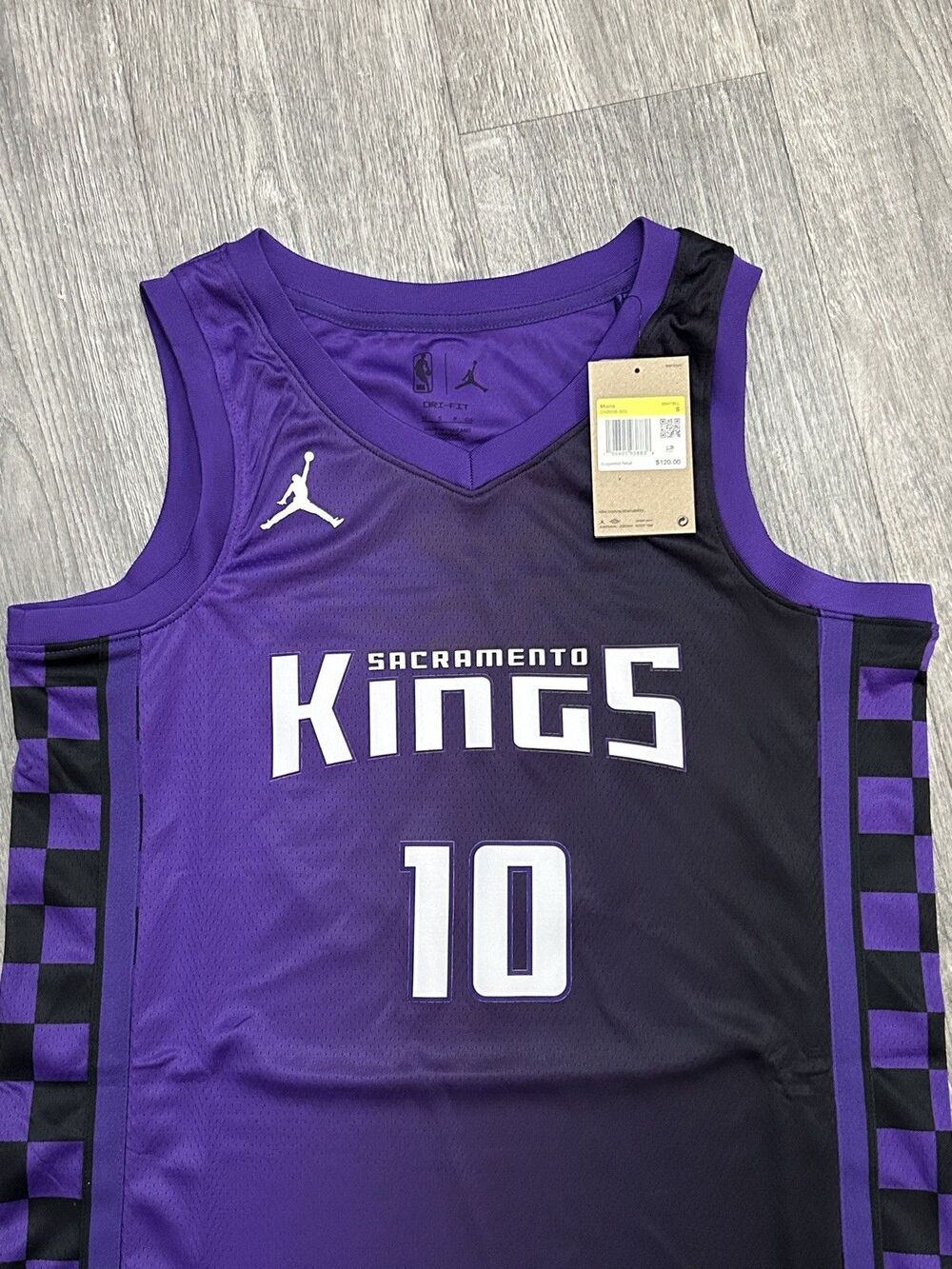 Jordan Domantas Sabonis Sacramento Kings Statement Edition Jersey Size 40 Small - Picture 2 of 5